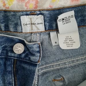 Vintage 90's Calvin Klein Blue Jean Shorts